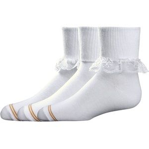 🔥5/$25🔥Gold Toe EZ Match Dressy Turn Cuff Anklet Socks, 3pair